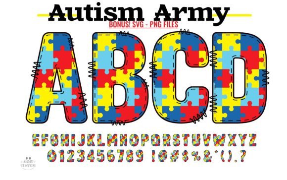 Autism Army: A Color Font That Transforms Brand Identity