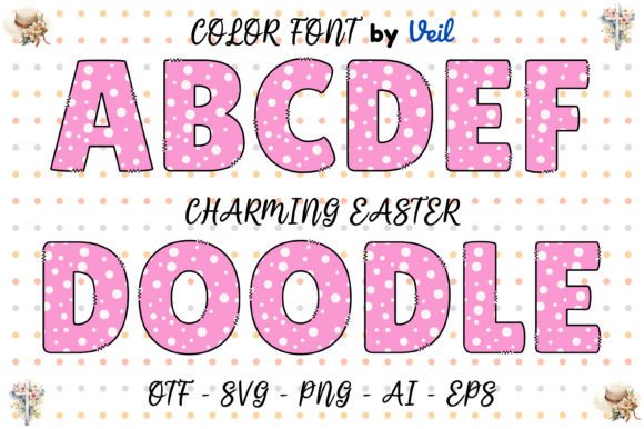 Charming Easter: A Pastel Typeface for Editorial Joy