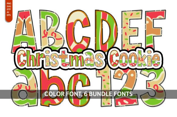 Christmas Cookie Bundle: A Playful Font for Your Brand