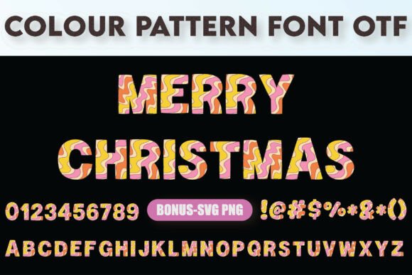 Christmas Movie Color Palette: A Festive Typeface for Makers