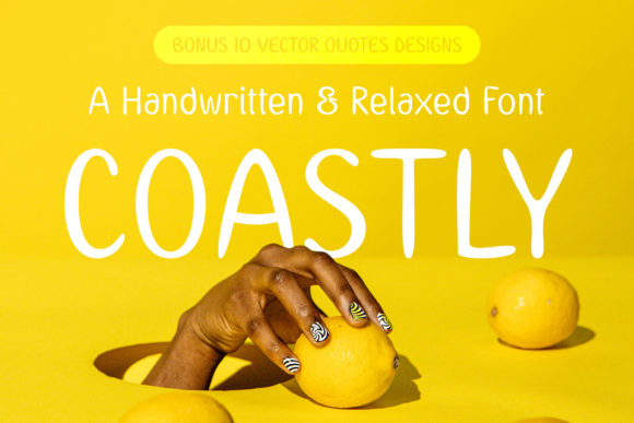 Coastly Font Review: A Relaxed Typeface for Summer Brands