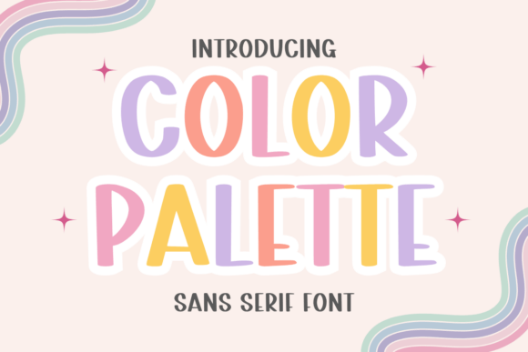 Color Pallete: The Sans Serif Font for Scroll-Stopping Designs