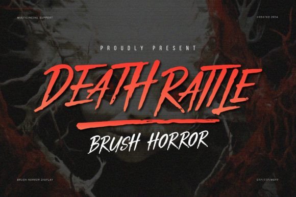 Death Rattle Font Review: A Spooky Typeface for Horror Brands