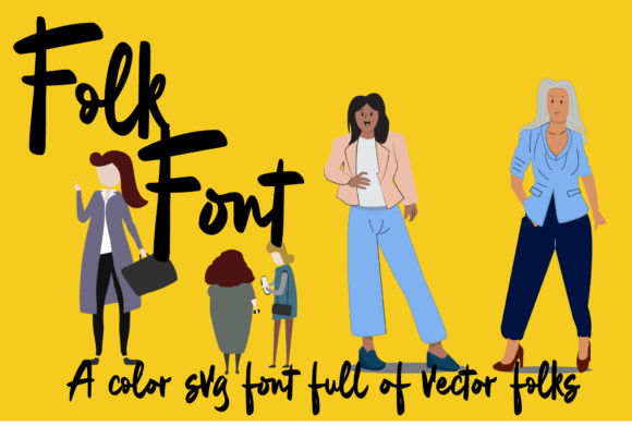 Folk Font: The Color Typeface That Elevates Campaign Visuals
