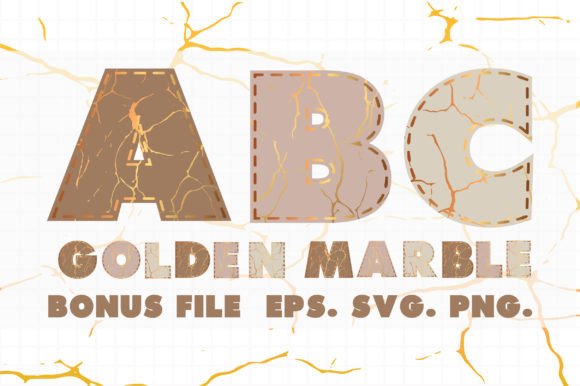 Golden Marble: A Whimsical Color Font for Editorial Design