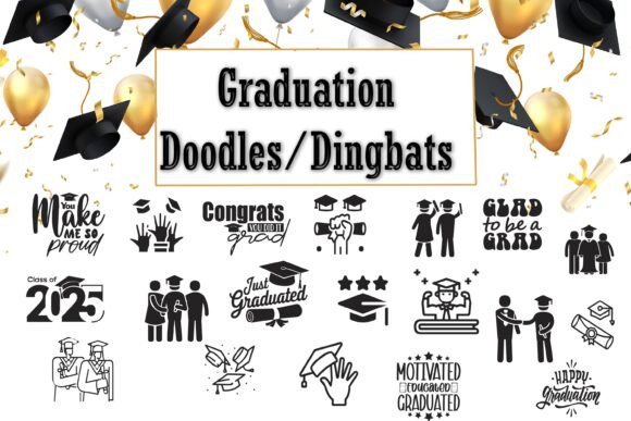 Graduation Doodles: A Designer's Take on Celebratory Typography