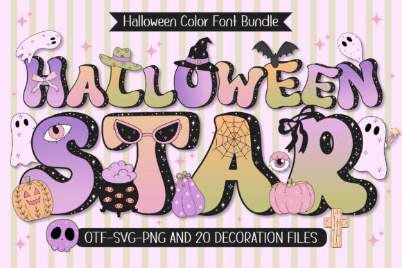 Halloween Star: The Color Font That Stops the Scroll