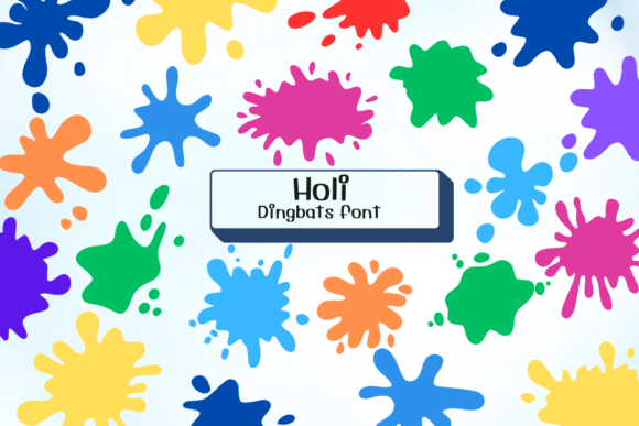 Holi Font Review: A Playful Dingbat Typeface for Campaigns