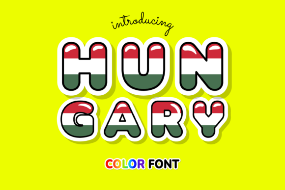 Hungary: A Color Font for Editorial Design