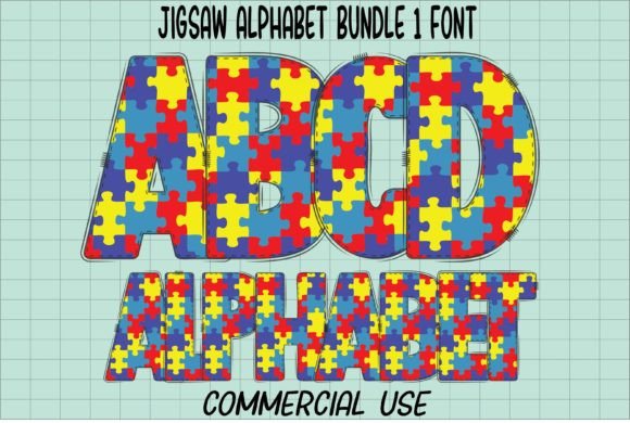 Jigsaw Alphabet: A Playful Typeface for Modern Web Design