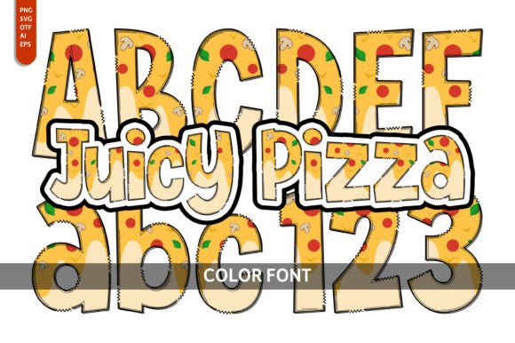 Juicy Pizza Font: A Playful Typeface for Brand Growth
