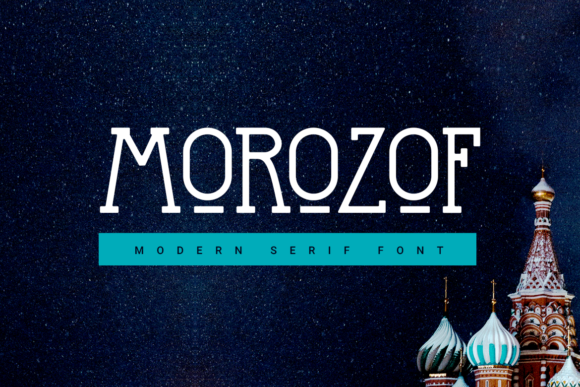 Morozof: A Bold Serif for Distinctive Brand Identity