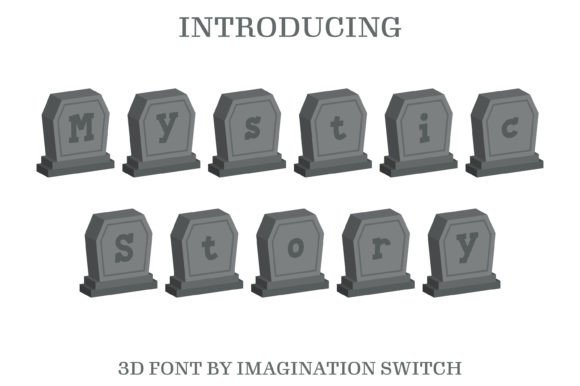 Mystic Story 3d: A Bold 3D Typeface for Web Headers
