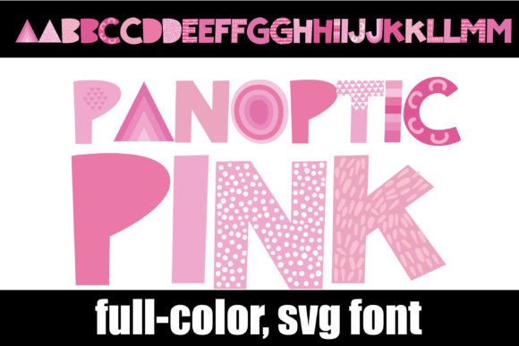 Panoptic Pink: A Bold Color Font for Modern Campaigns