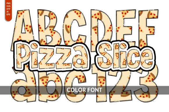 Pizza Slice: A Playful Display Font for Web Design