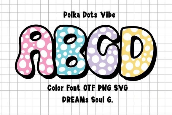 Polkadotsvibeviolet: A Cheerful Typeface for Brand Growth