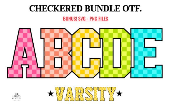 Reviewing Checkered Back to School: A Color Font for Campaigns