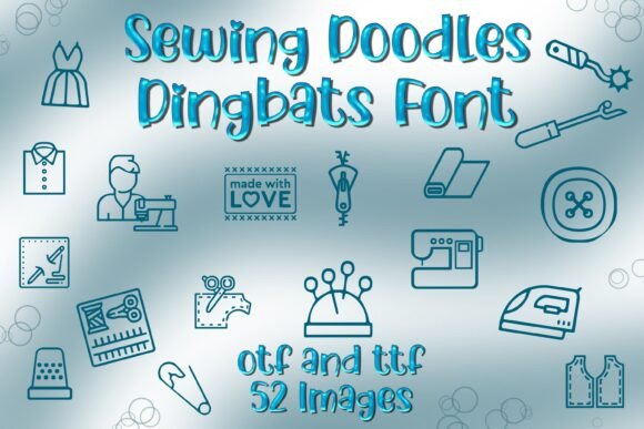 Sewing Doodles: A Playful Typeface for Creative Web Design