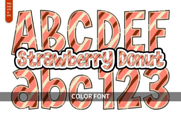 Strawberry Donut: A Playful Color Font for Web Design