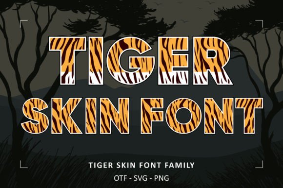 Tiger Skin Font: Bold Typography for Safari Campaigns