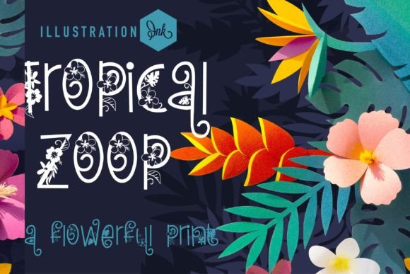 Tropical Zoop Font Review: A Vibrant Typeface for Branding