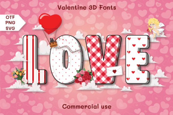 Valentine 3d: A Playful Font for Memorable Branding